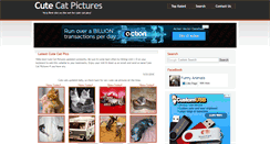 Desktop Screenshot of cutecatpix.com